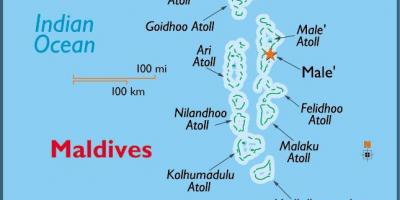 Baa atoll ਮਾਲਦੀਵ ਦਾ ਨਕਸ਼ਾ