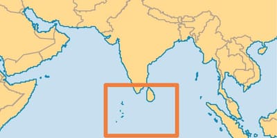 ਮਾਲਦੀਵ ਟਾਪੂ ਦੀ ਸਥਿਤੀ ' ਤੇ ਸੰਸਾਰ ਦਾ ਨਕਸ਼ਾ