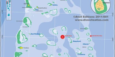 ਨਕਸ਼ਾ ਦੇ ari atoll ਮਾਲਦੀਵ